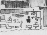 3. Фрагмент плана Енисейска 1734 г