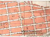 Владимирская и Покровская площади на карте Красноярска 1924 года.