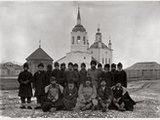 Жители монастыря. Фотография начала XX века