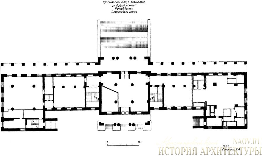 План железнодорожного вокзала