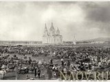 3.Вид Новособорной площади в Красноярске. фото 1890-х гг.