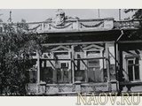 Балкон на главном фасаде. Автор фотографии А. Семененко, 1989 год.